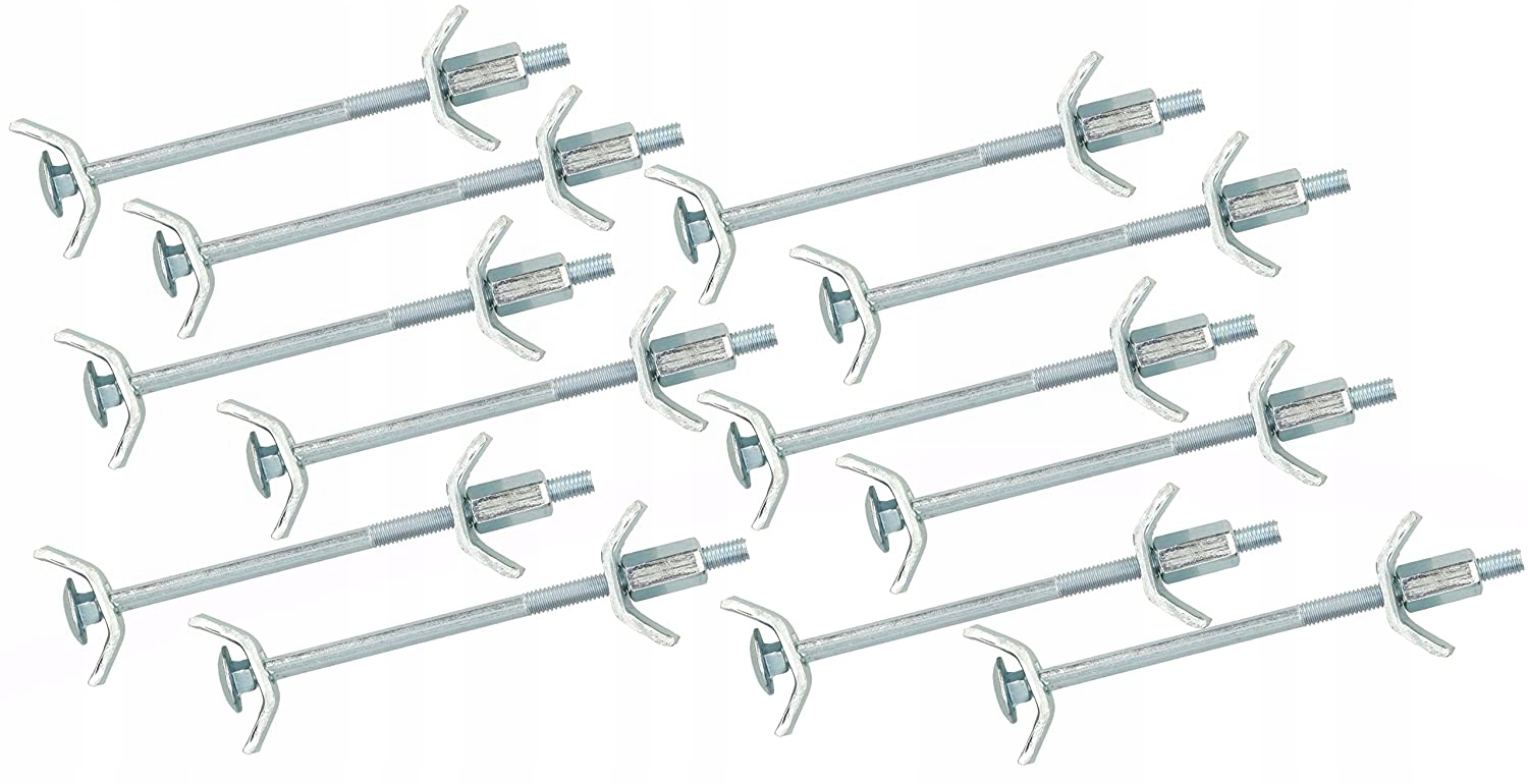 ZŁĄCZE MEBLOWE ŚRUBOWE 120MM DO PŁYT BLATÓW 12 SZT