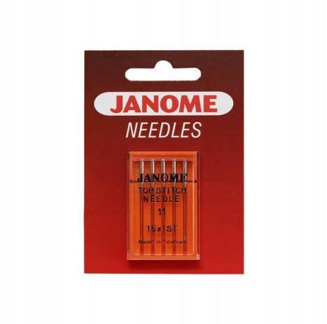 Igły Janome do tkanin gr. 75 (ściegi dekoracyjne)