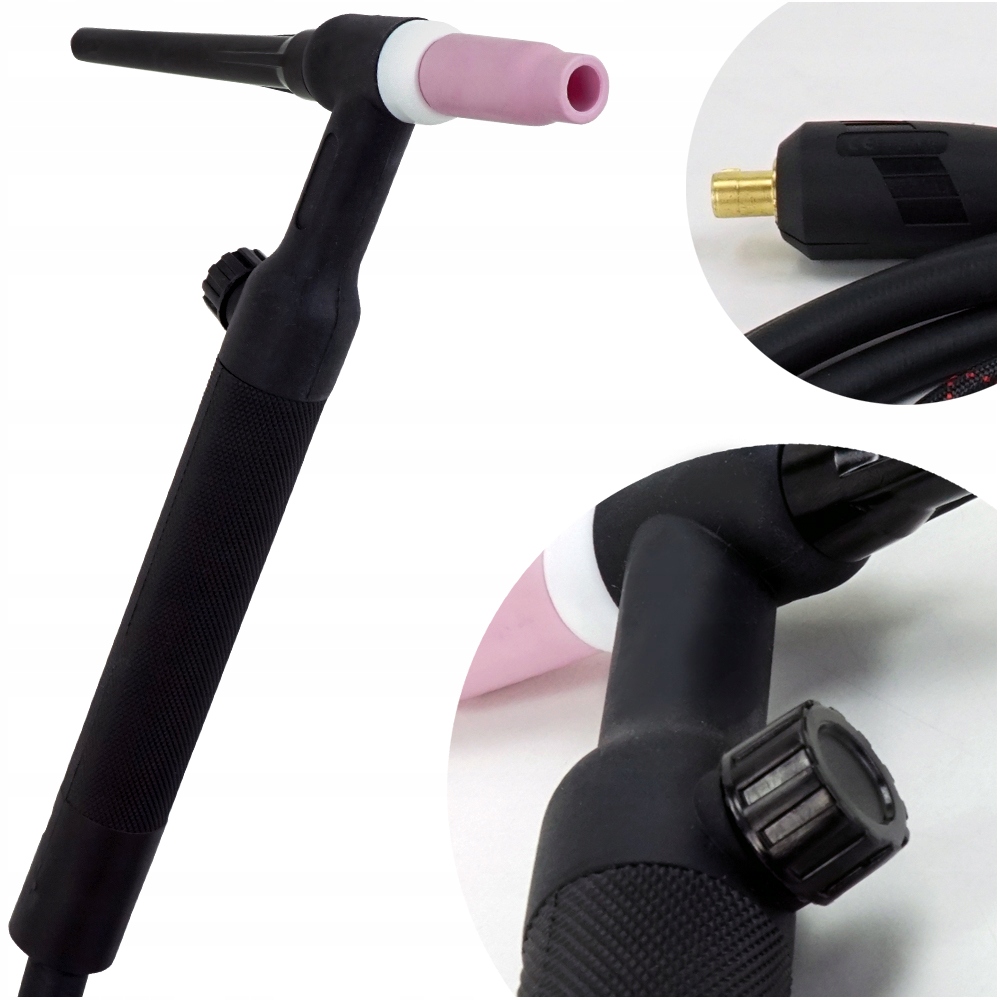 Uchwyt Spawalniczy Tig z Zaworkiem 4M do spawarki Tig DC Mig Mma Migomat