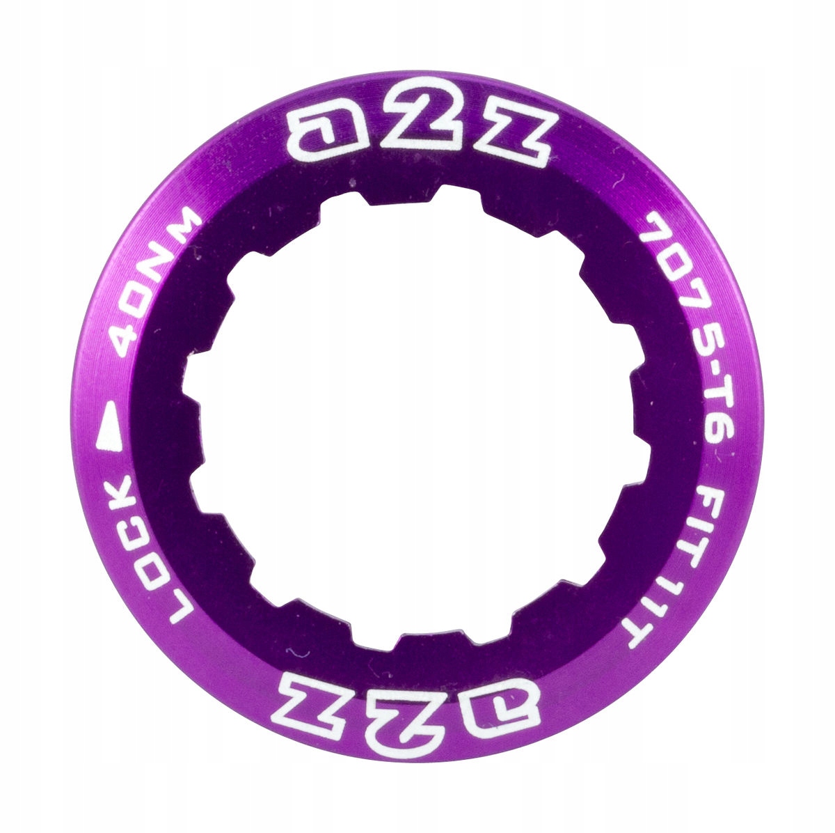 LOCKRING A2Z NAKRĘTKA KASETY Do Kaset Shimano/Sram 11T - Purple