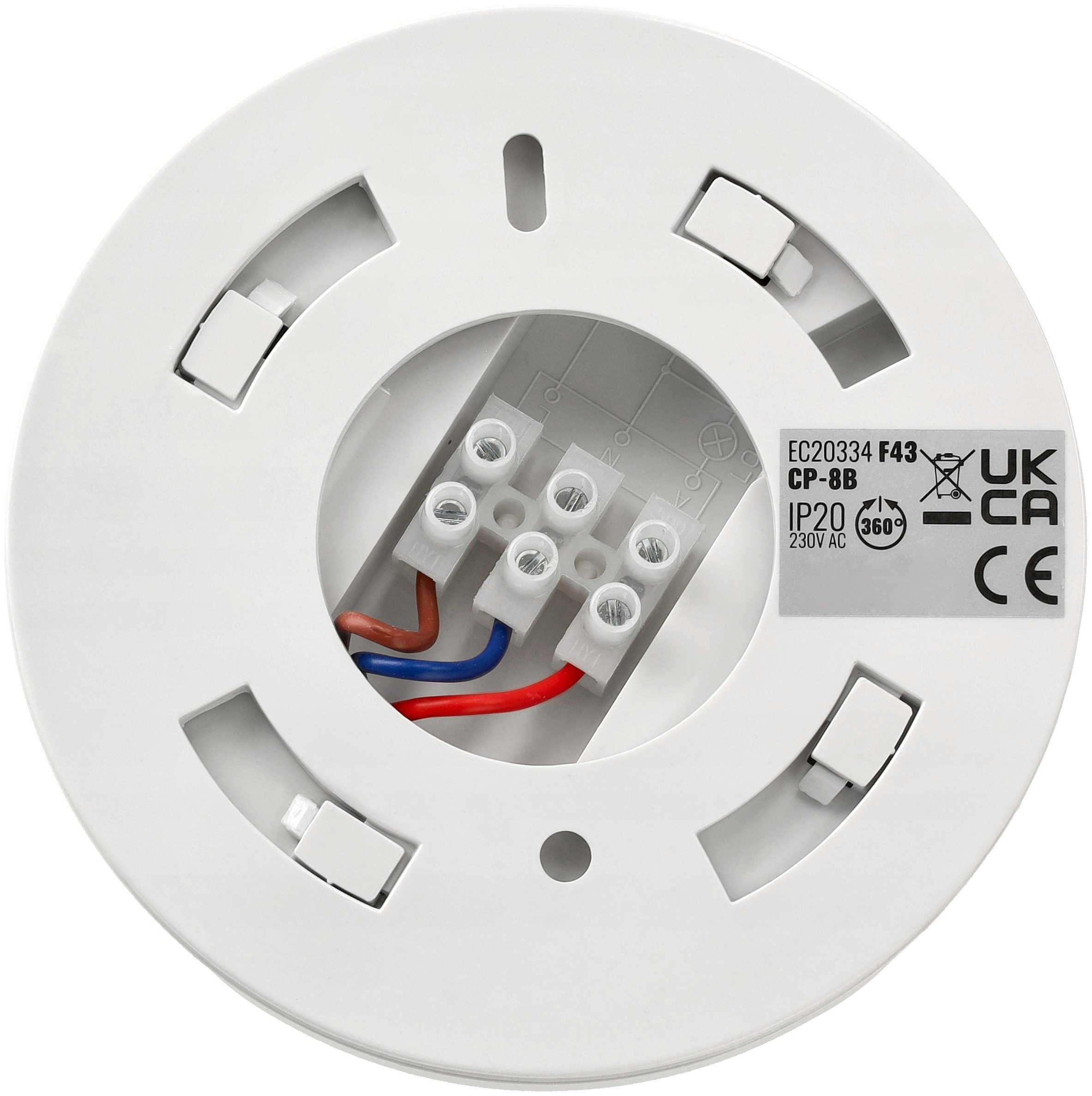 Czujnik Ruchu PIR Na Podczerwień Czujka LED 360° Max 300W Regulowany Typ czujnik