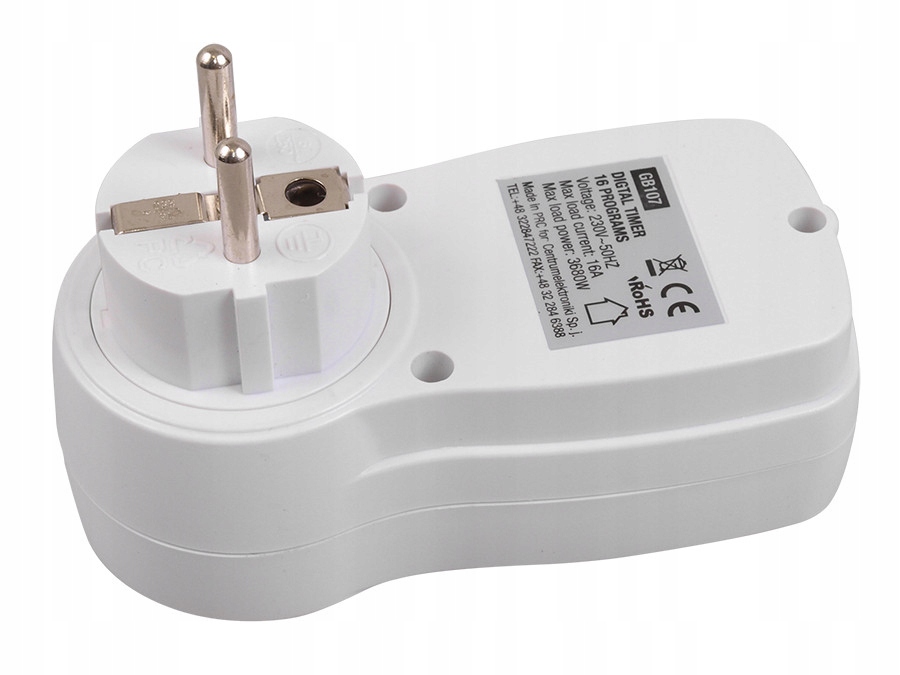 PROGRAMATOR CZASOWY WŁĄCZNIK WYŁĄCZNIK TIMER LCD Kod producenta 41860