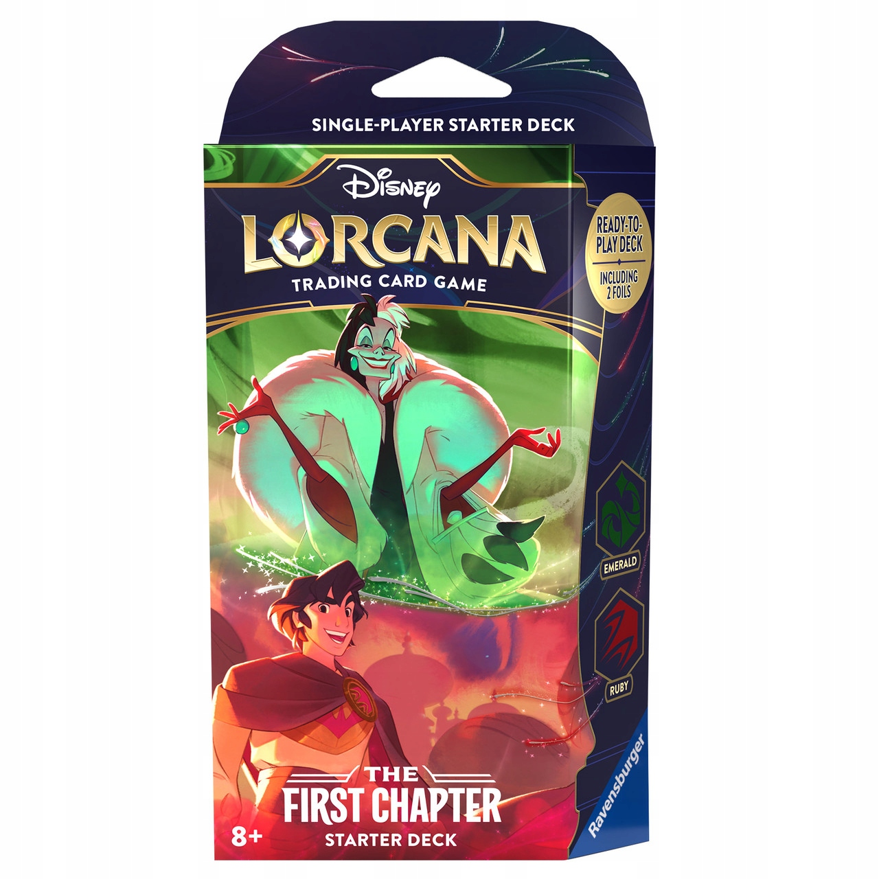 Disney Lorcana The First Chapter Starter Deck Cruella and Aladdin