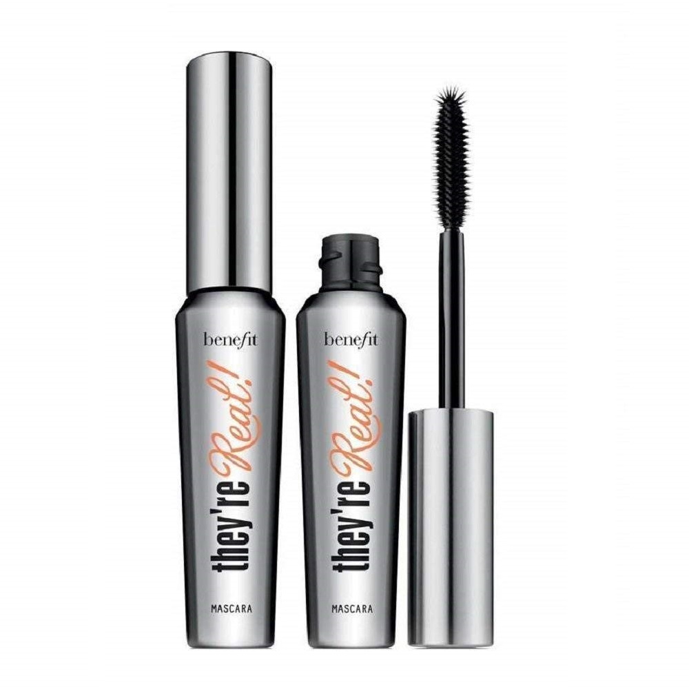 Benefit Lashes With Altitude Travel prodlužující řasenka Black 2x8.5 g