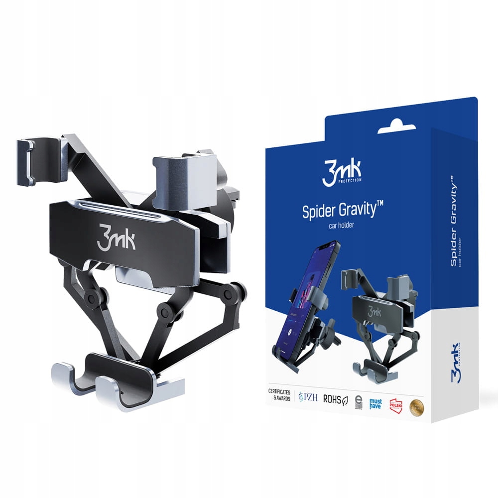 

Uchwyt samochodowy do telefonu 3mk Spider Holder