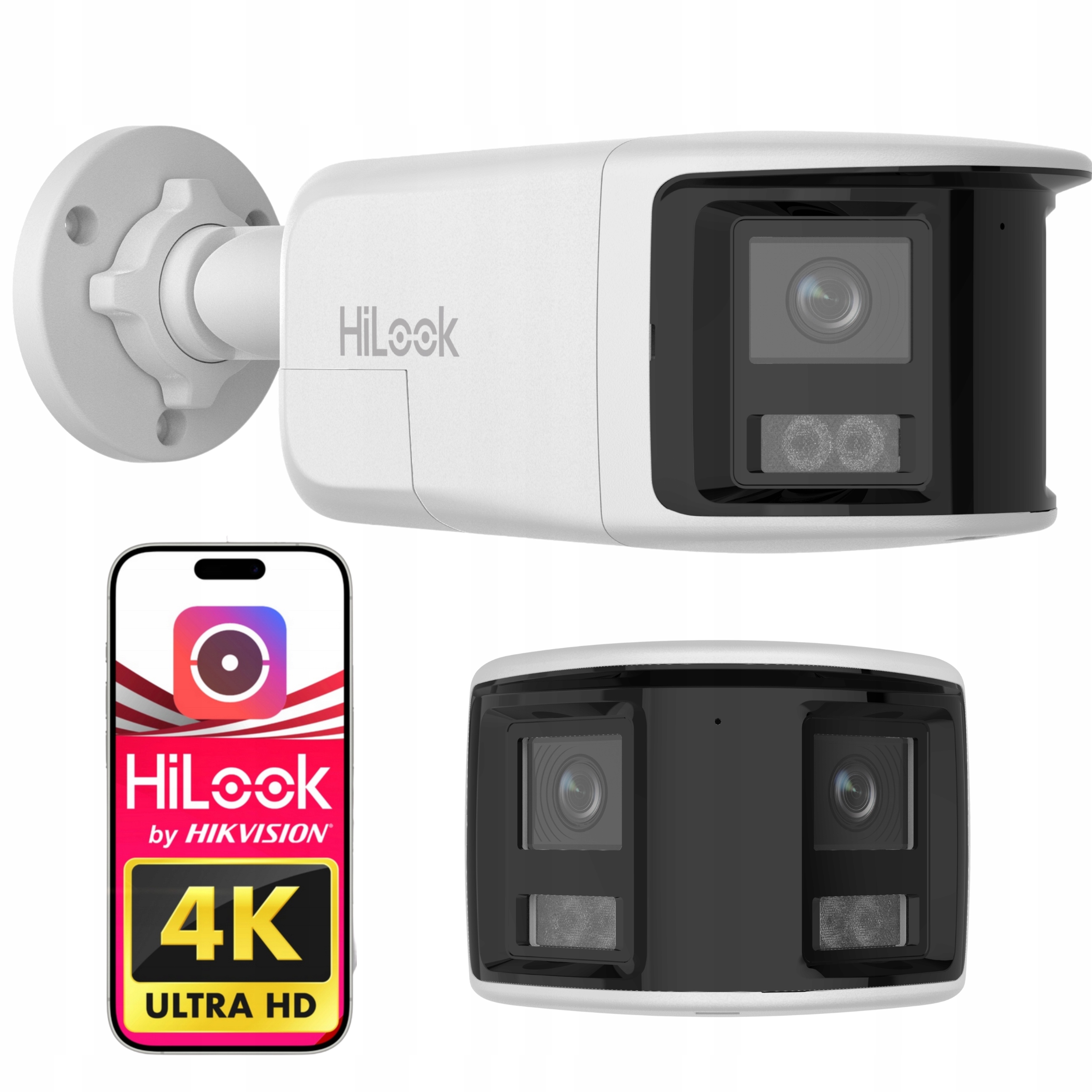Kamera IPC-B480HAD-LUF/SL 8Mpx Panoramiczna IR30M IP67 Hilook By Hikvision