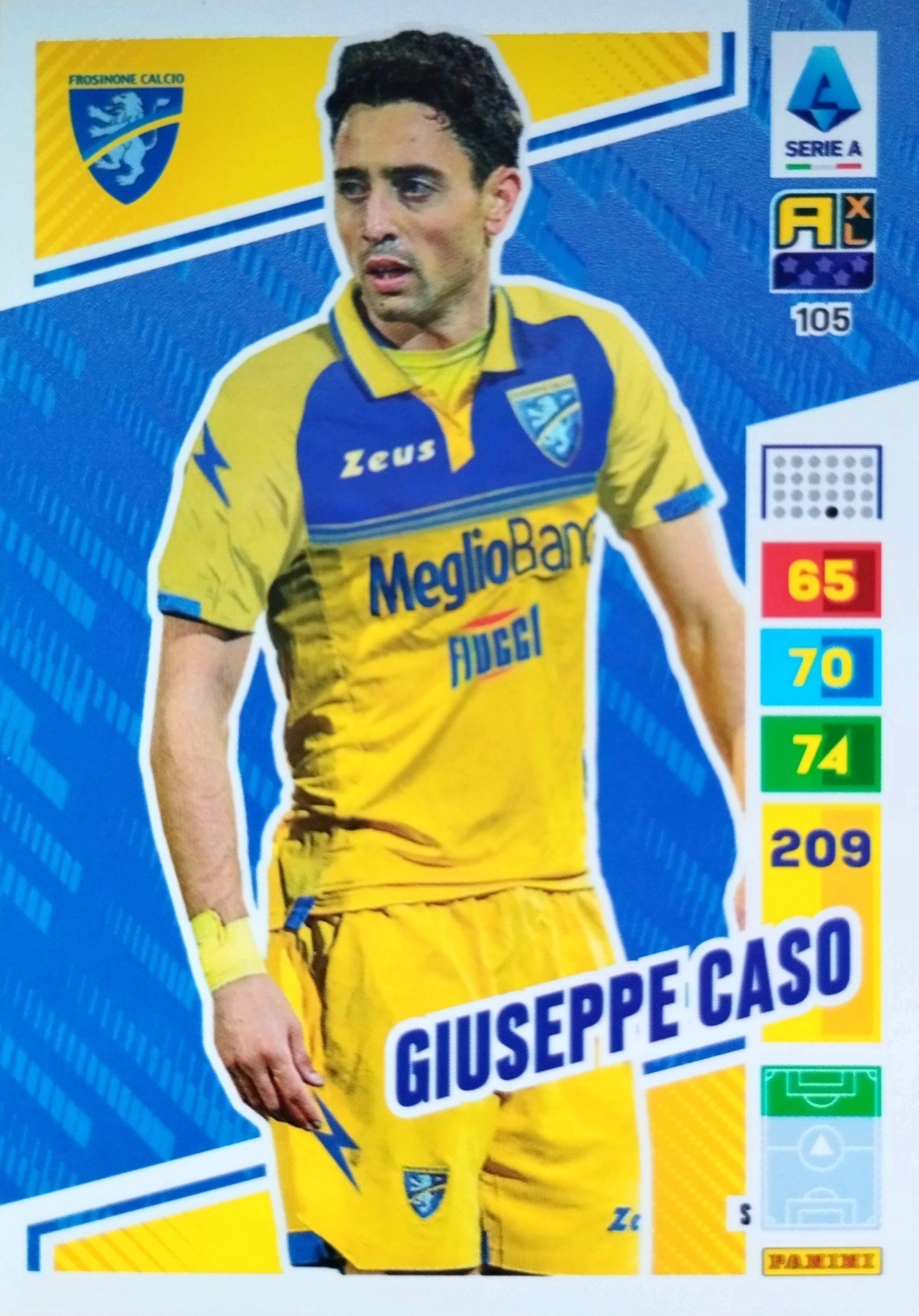 Panini Calciatori Liga Włoska 2023 2024 105 Giuseppe Caso Frosinone