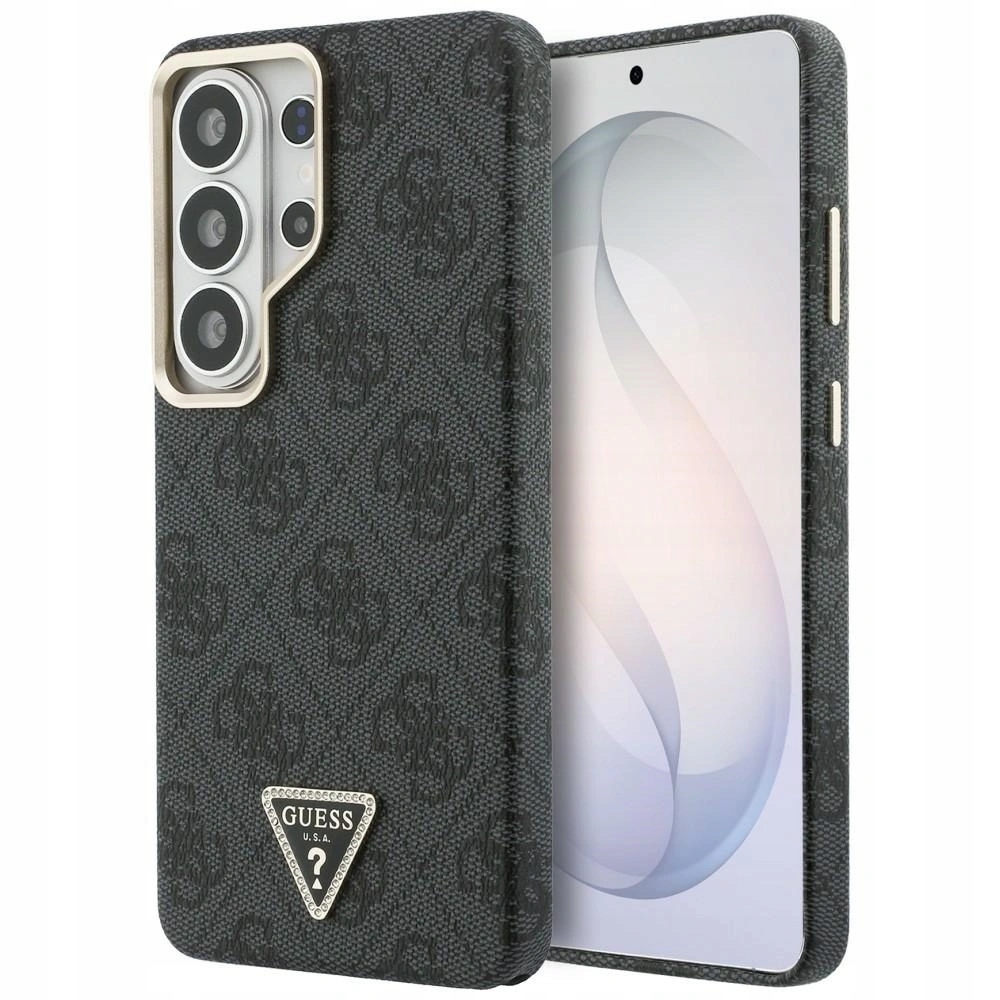 Pouzdro Guess 4G Triangle Logo MagSafe pro Samsung Galaxy S26 Ultra, černé