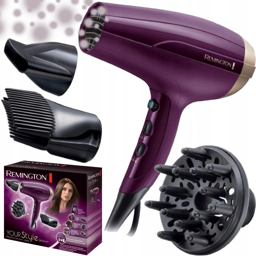 

Suszarka do włosów Remington D5219 2300W Końcówki