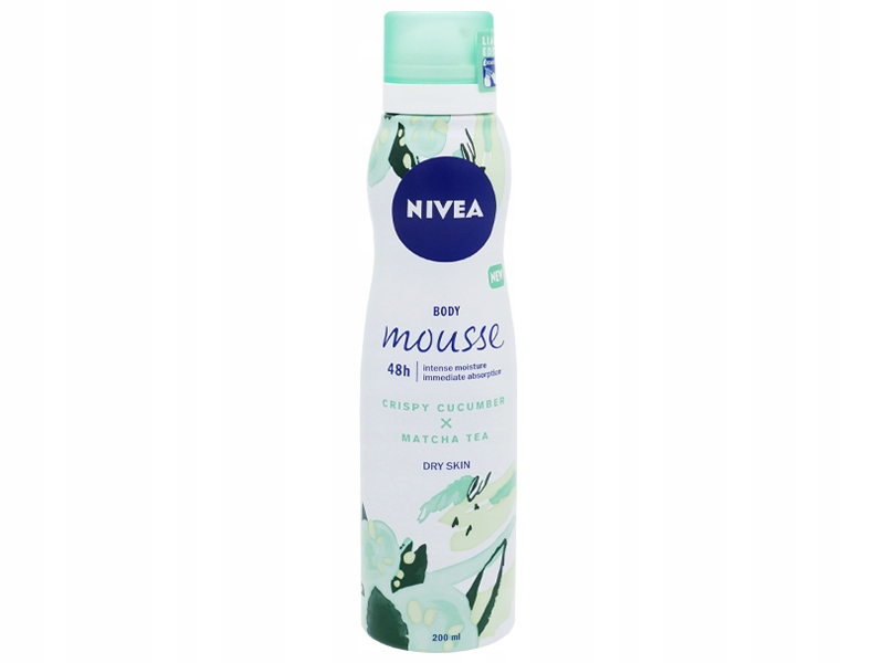 MLECZKO DO CIAŁA PIANKA NIVEA BODY MOUSSE CUCUMBER & MATCHA TEA 48H Marka Nivea