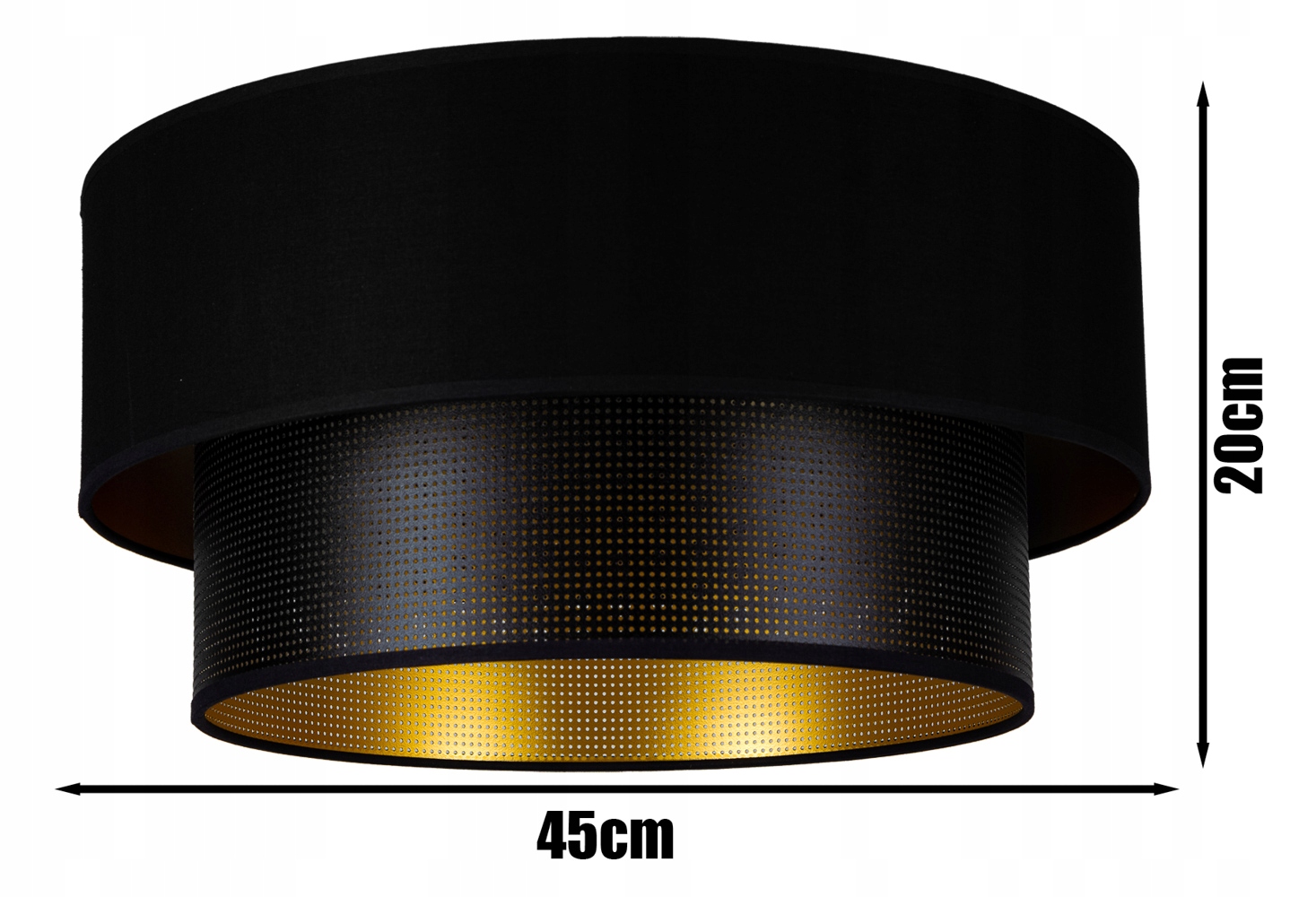 LAMPA WISZĄCA SUFITOWA ŻYRANDOL ABAŻUR NOWOCZESNA Rodzaj gwintu E27