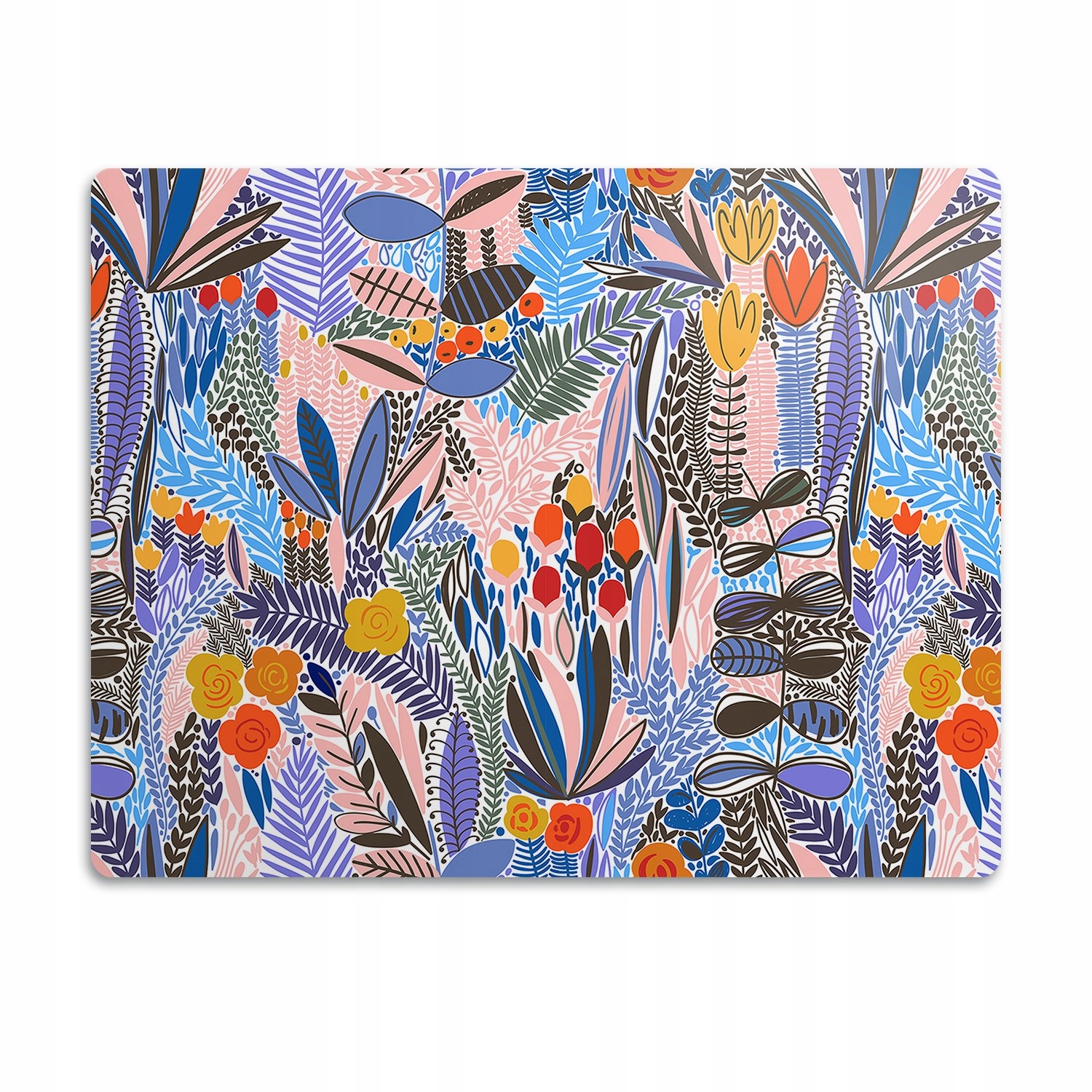 Levně Podložka pro psa pod misku Barevná ilustrace 60x40 cm