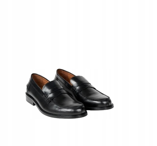 Samsoe Samsoe Černé Pánské Mokasíny Z Přírodní Kůže 42 T7C