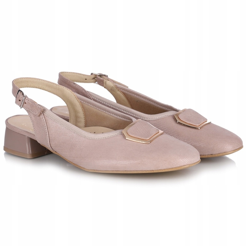 Dámské sandály Aspena KX-2789/TT2510 S217 béžové Kůže VEL.36