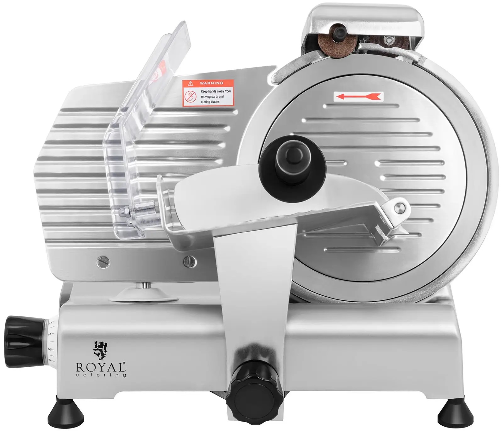 Krajalnica do wędlin sera 25cm ostrzałka Royal Catering RCAM-250E 10011406