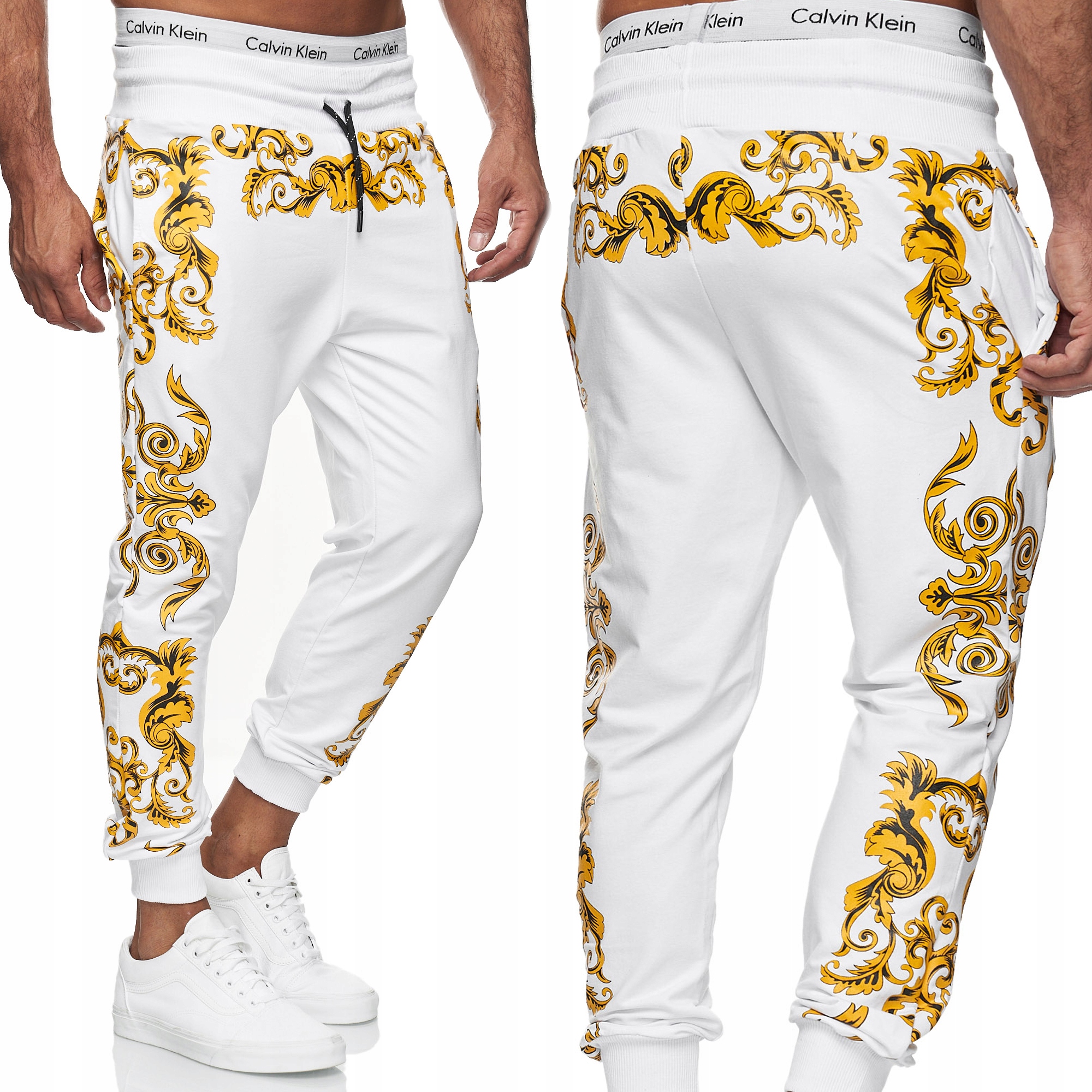 

Spodnie Dresowe Casual Athletic Gym Nadruk Dresy