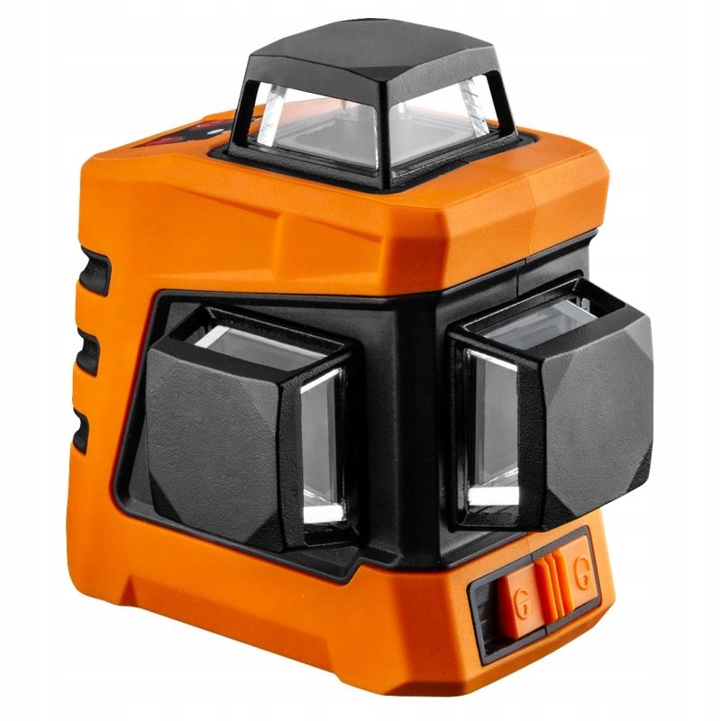 Rovinný Laser 15 M 3D 360 Červený