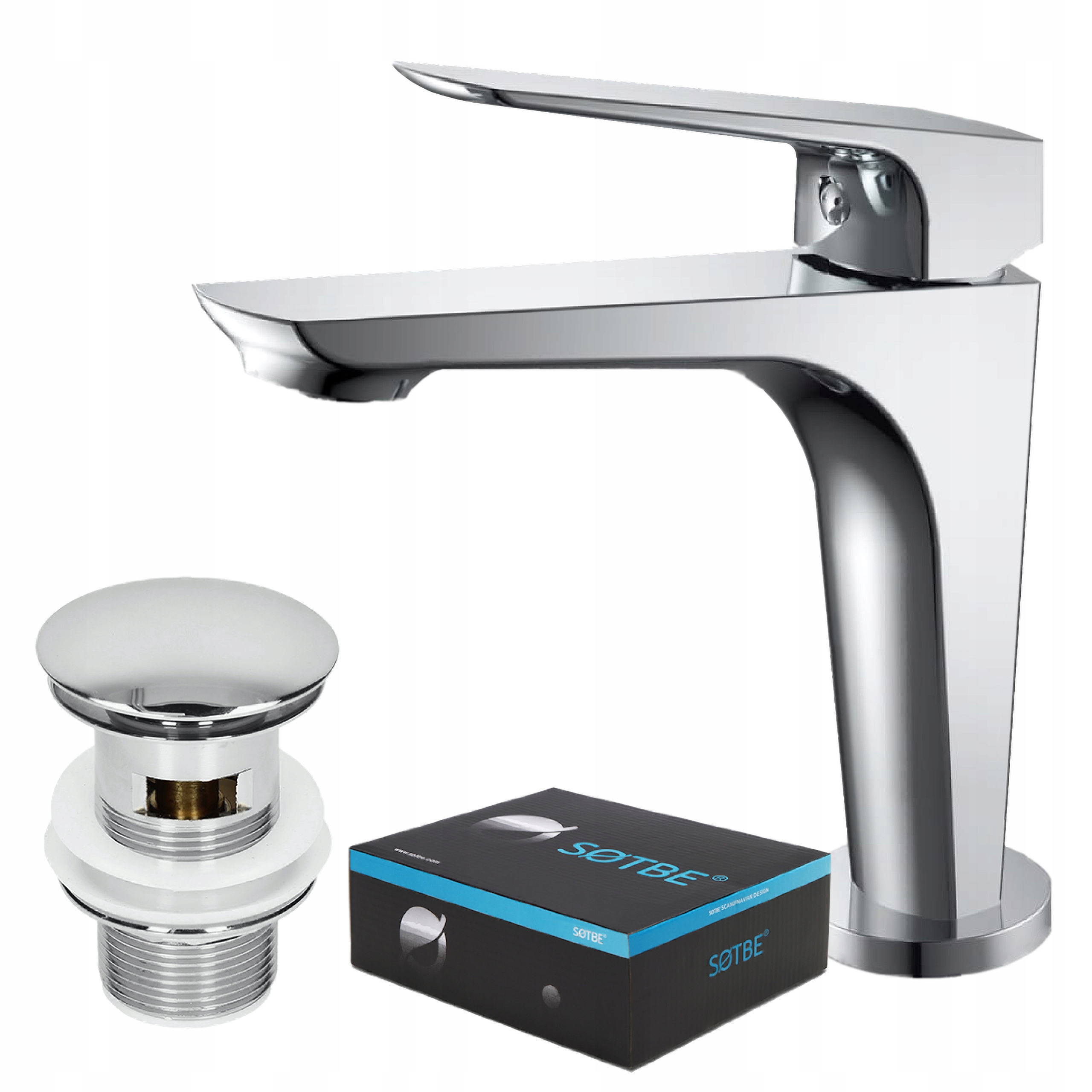 Stojanková umývadlová batéria s automatickým uzáverom Klik Klak Kran Sotbe