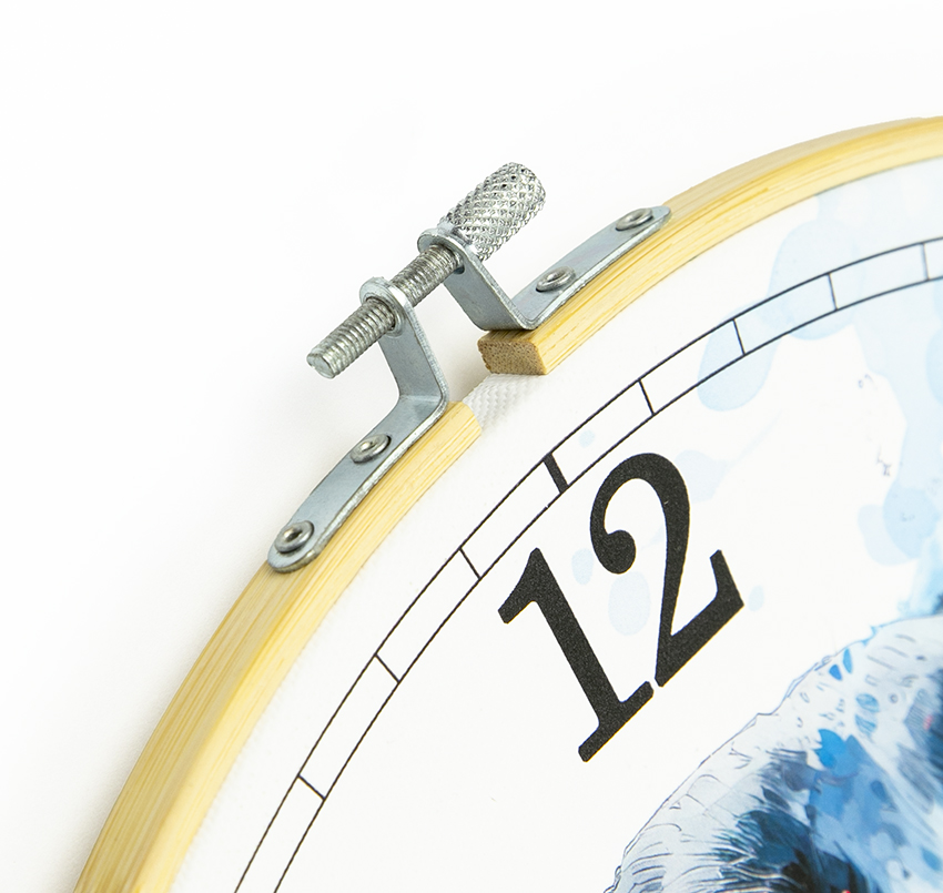 Baletnica 2 Zegar ścienny na płótnie JAK OBRAZ 2w1 Bezgłośny mechanizm Kolor wielokolorowy