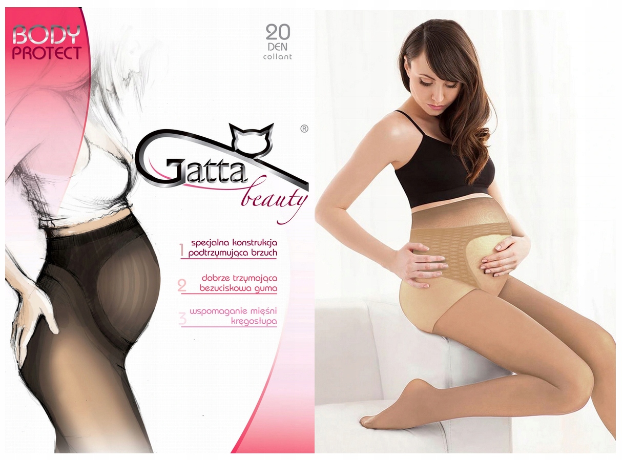 GATTA RAJSTOPY CIĄŻOWE PROTECT 20DEN DAINO 4-L