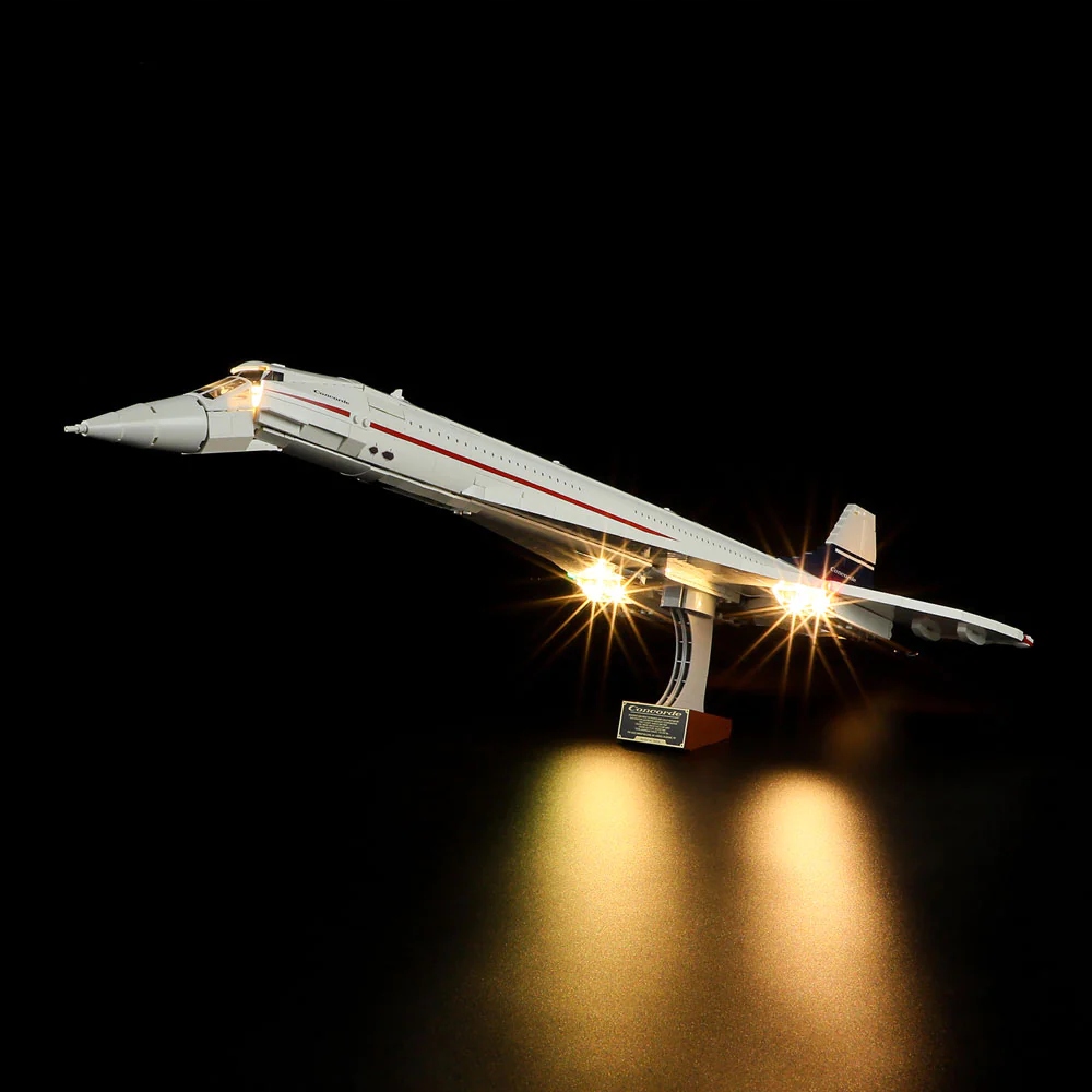 Zestaw oświetlenia do LEGO Icons Concorde 10318 (BEZ LEGO)