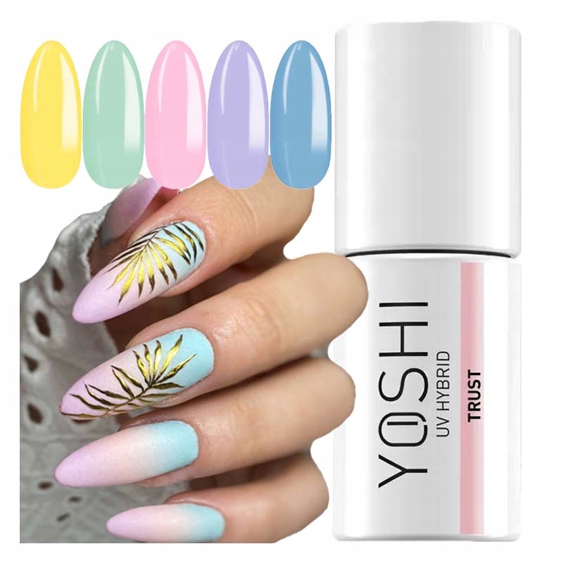 

Lakiery Hybrydowe Pastelowe Yoshi Happy 6ml