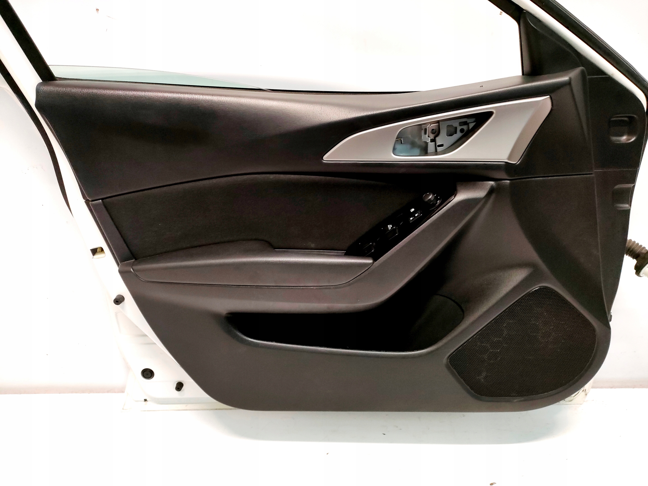 BOCZEK TAPICERKA DRZWI LEWY PRZÓD MAZDA 3 BM HB