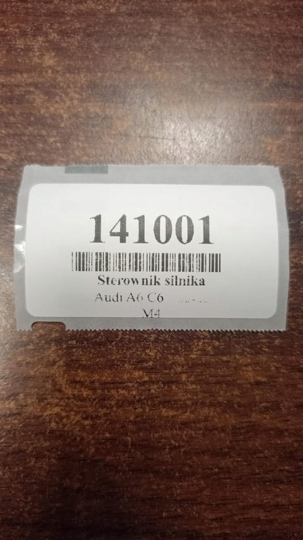 AUDI A6 C6 2.0 TDI control unit of the engine 0281014261