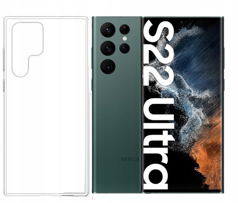 

3MK Clear Case do Samsung Galaxy S22 Ultra Etui
