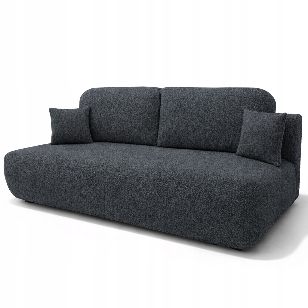 Rozkládací Pohovka S Funkcí Spaní Do Obývacího Pokoje Emma Boucle Grafitová