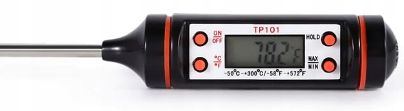 TERMOMETR KUCHENNY CYFROWY LCD SONDA MIĘSA WINA Marka inna