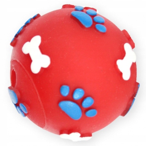 

Pet Nova Dog Piłka ze wzorem S 6cm czerwony