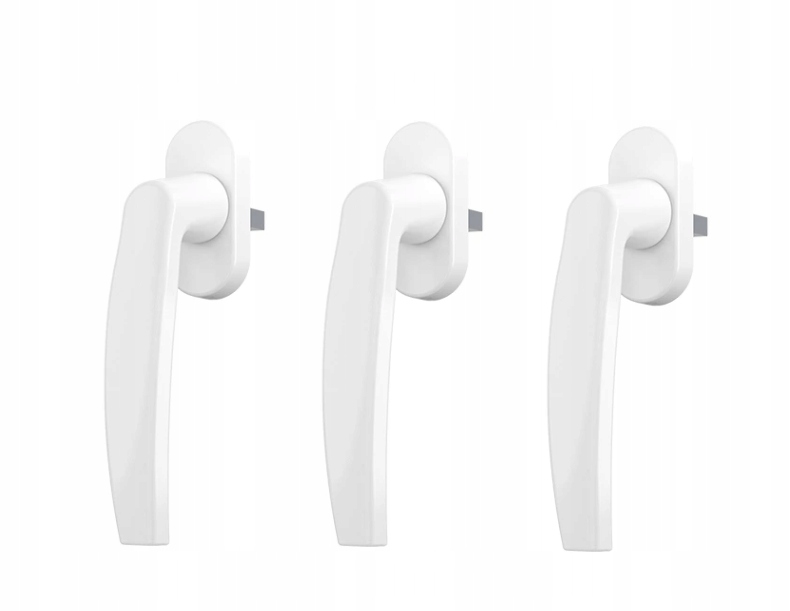 

3x Klamka Okienna Aluminiowa Do Okna Okien Drzwi