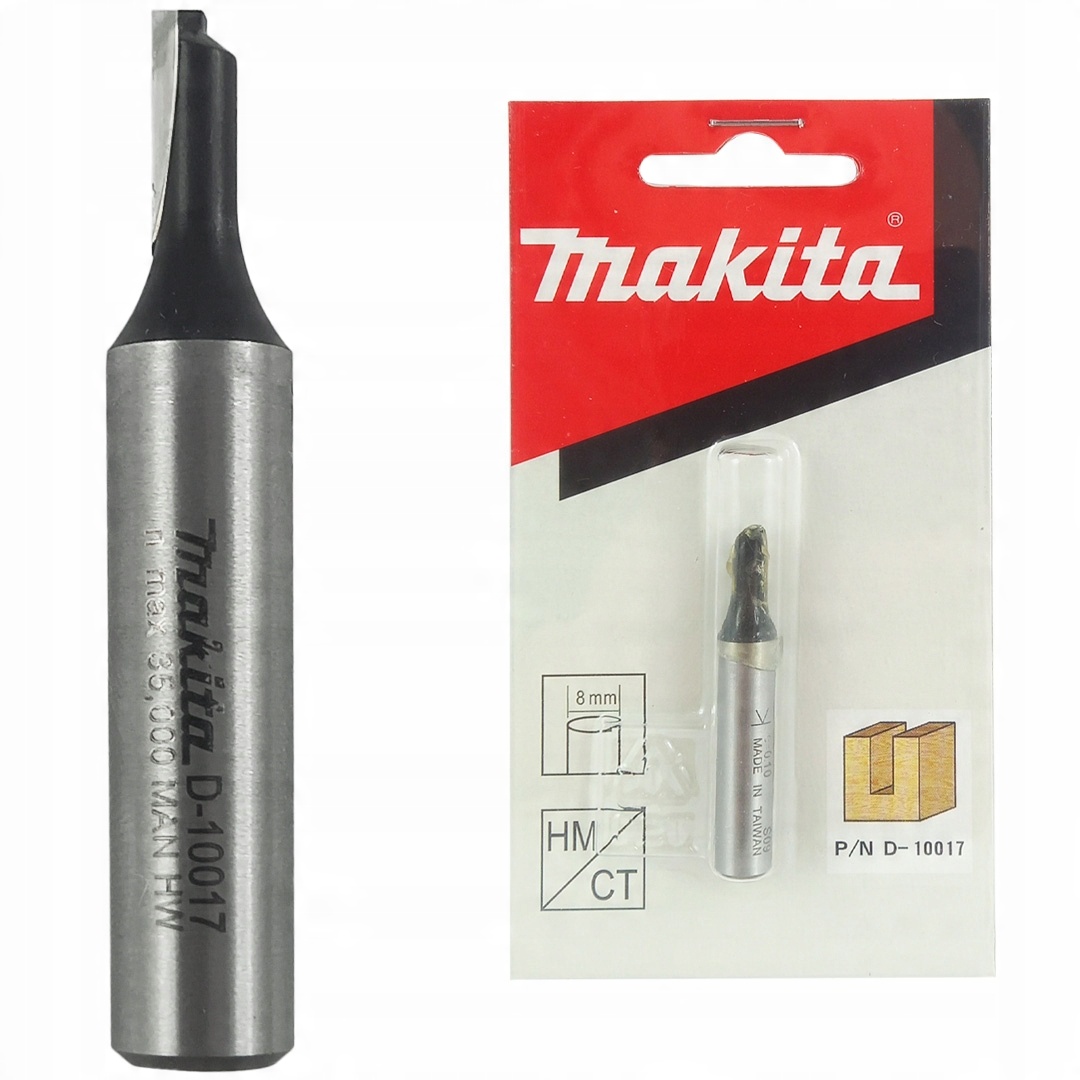 

Frez prosty palcowy 4mm 1 ostrze Makita D-10017