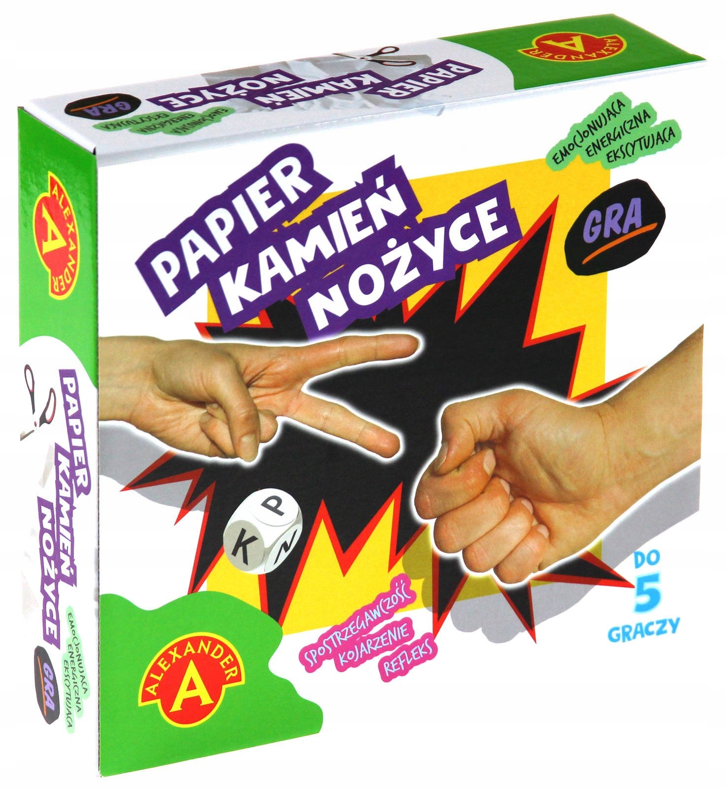 Rodzinna Gra Dla Dzieci PAPIER KAMIEŃ NOŻYCE HIT Kod producenta 2475