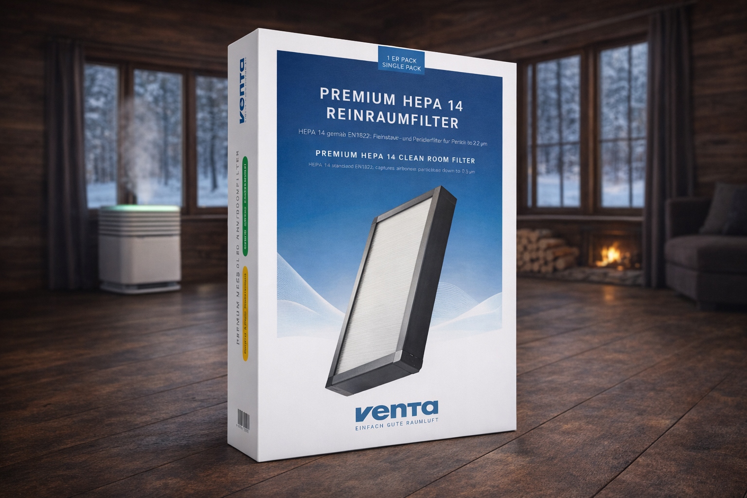 Venta VENTAcel H14 Professional Hepa filtr pro čističku vzduchu 99,99%