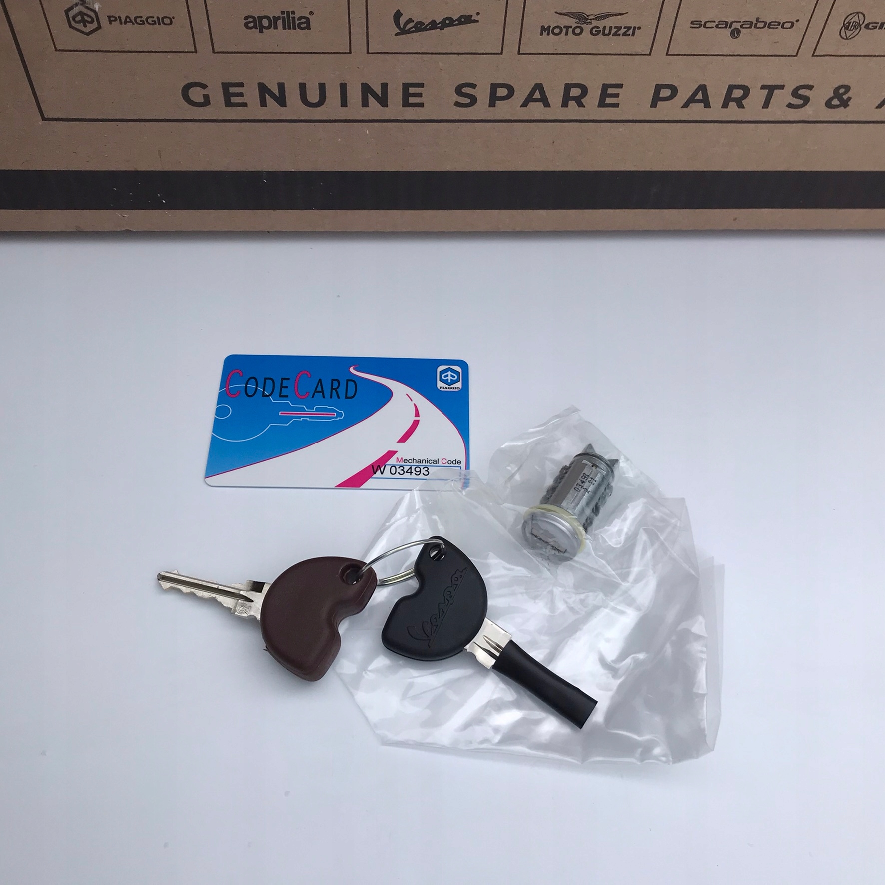 Vespa Gts sada kľúčov spínač zapaľovania sprint