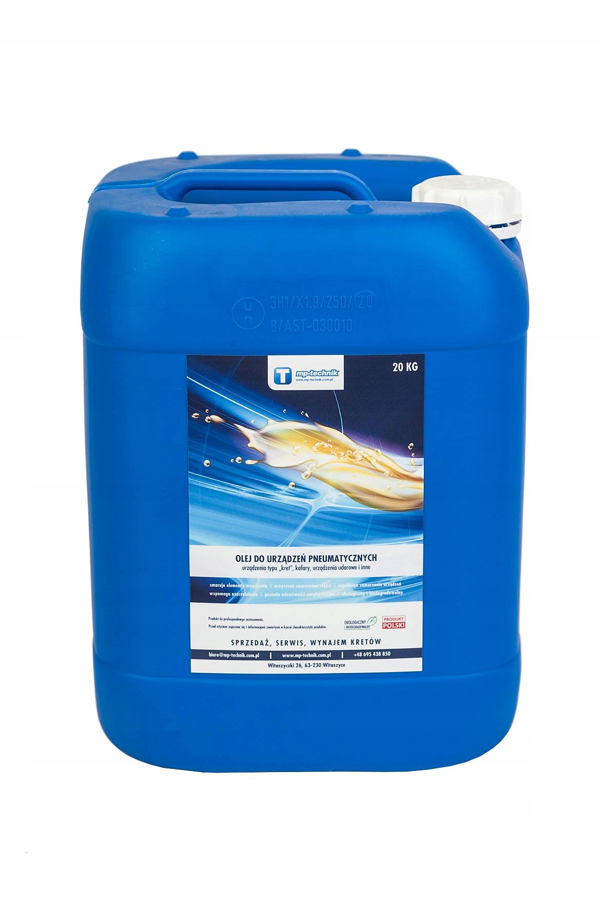 OLEJ DO SMAROWANIA MASZYN PRZECISKOWYCH KRETÓW 20L