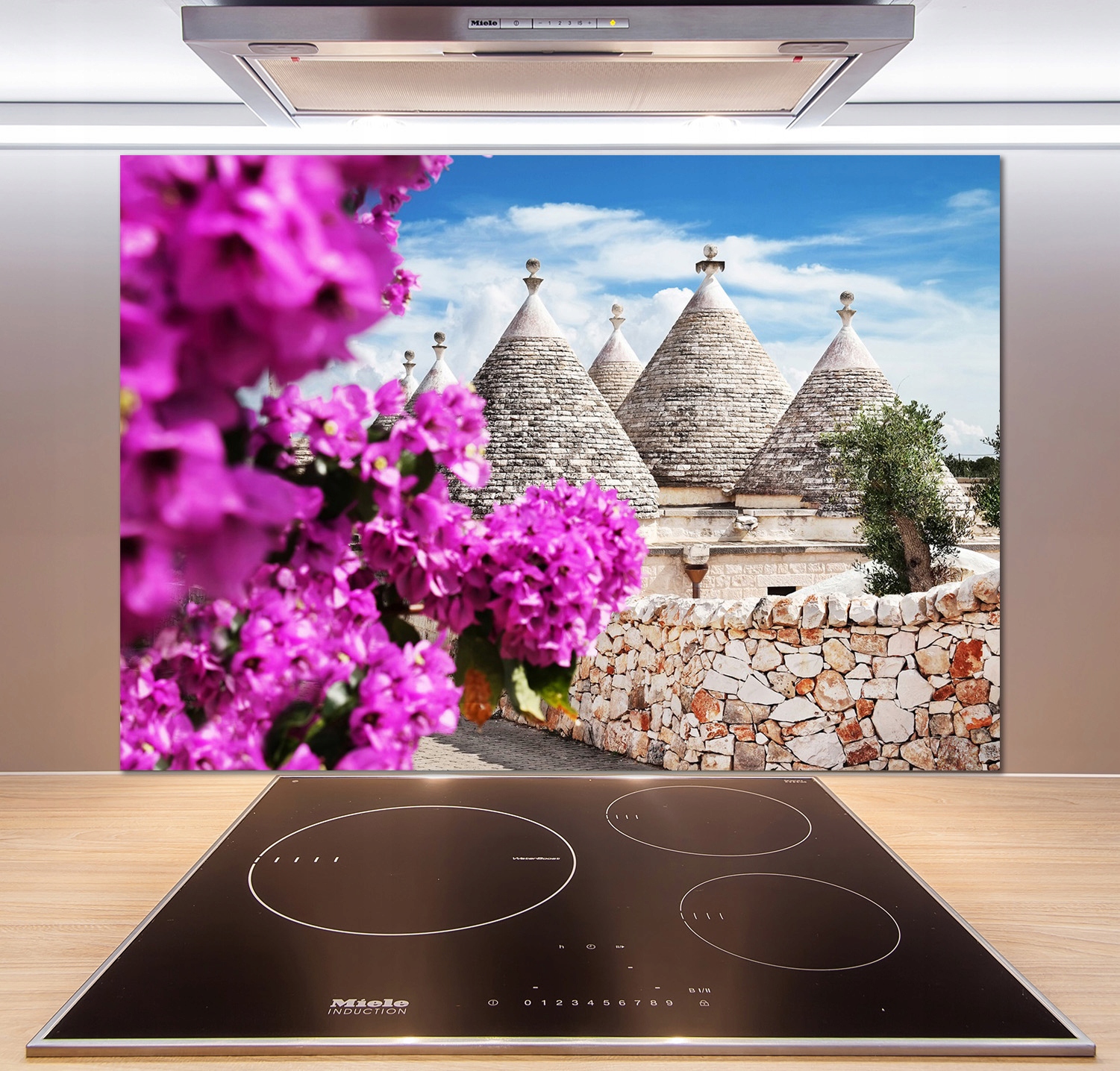 

Panel dekor szkło Domy trulli 100x70 cm + Klej