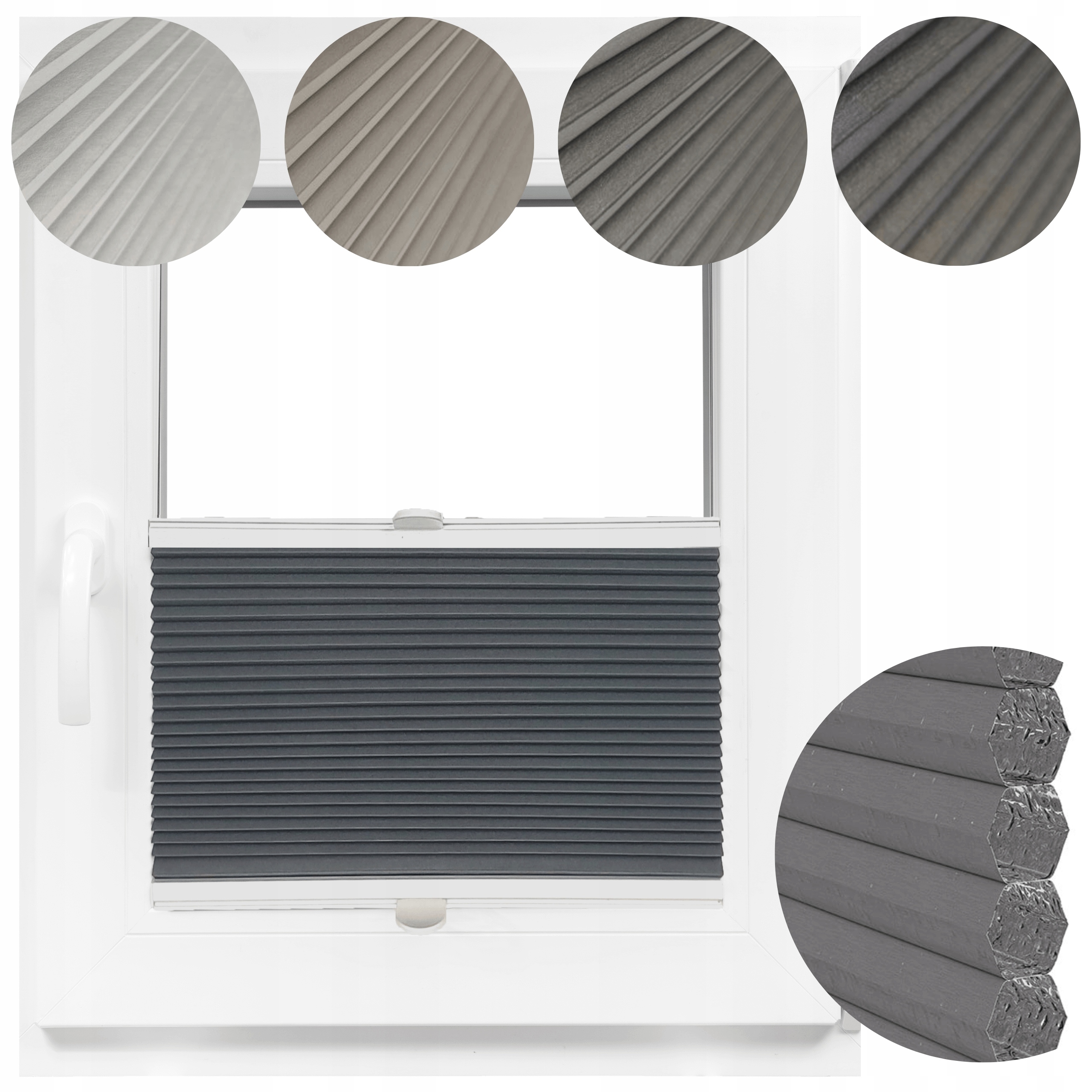 Termo Plisa Medová Plástev Duo 76X150 Invazivní Termo Na Míru