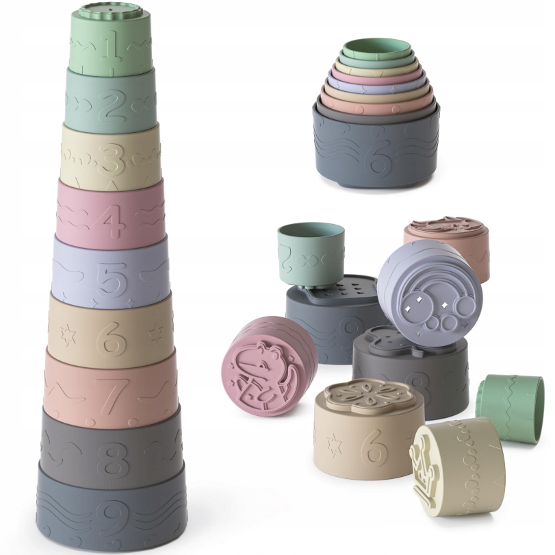 Wieża z kubeczków 9 elementów