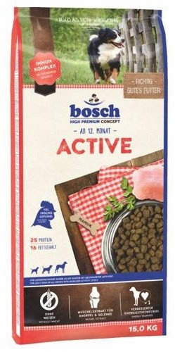 Levně Krmivo pro psy Bosch Adult Active drůbež 15 kg