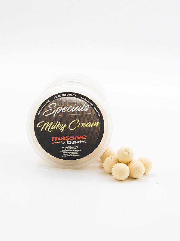 Pop-up Massive Baits 14MM Milky Cream