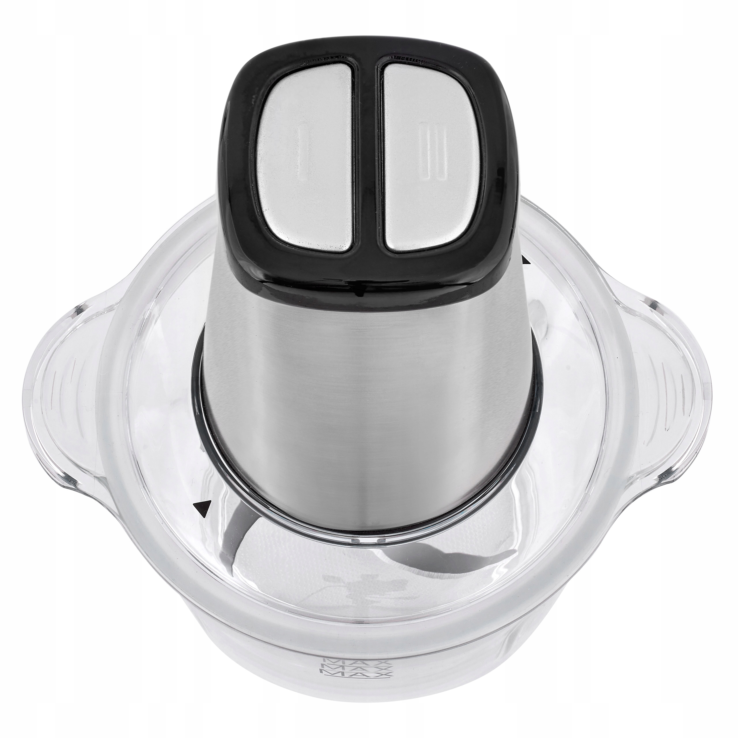 SZKLANY ROZDRABNIACZ SIEKACZ BLENDER DO WARZYW MIĘSA MALAKSER INOX STALOWY Stan opakowania oryginalne