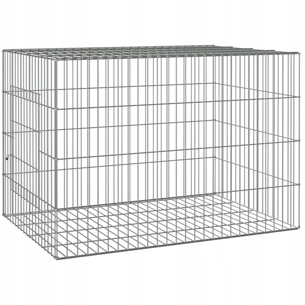 Levně Klec pro králíky GalvaSafe Stříbrná 78x54x54cm