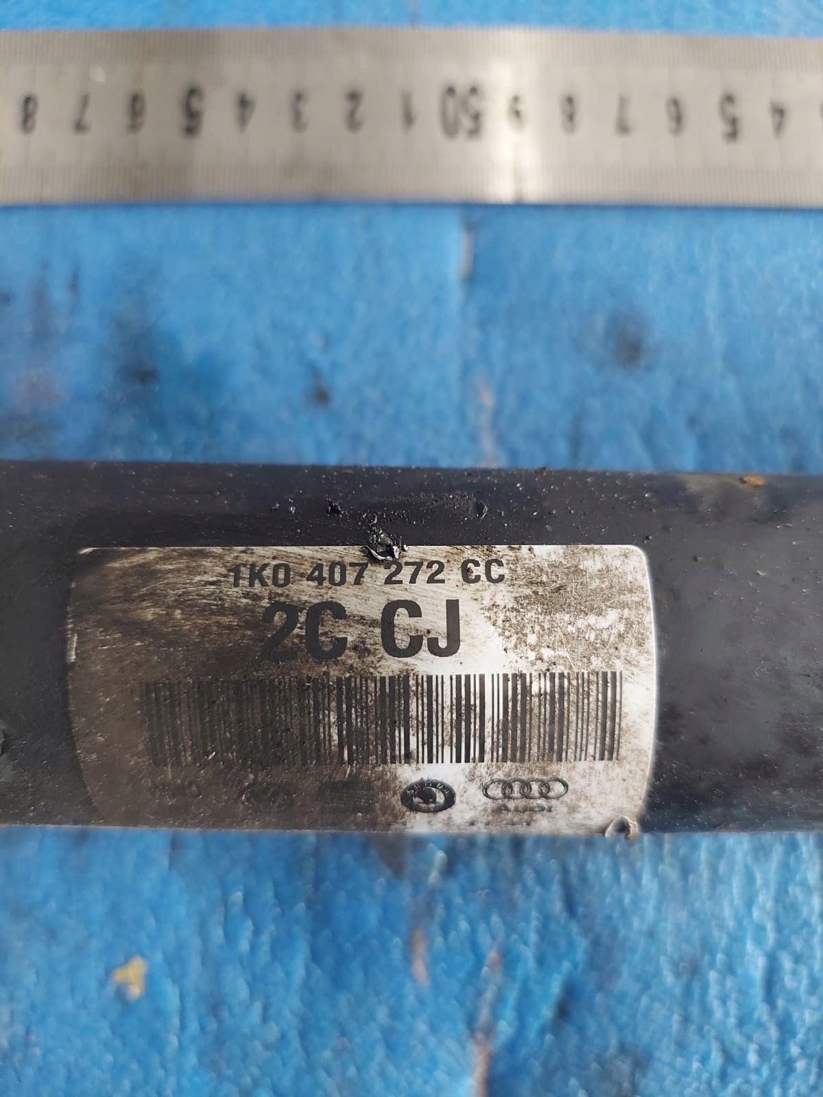 VW GOLF 6 right semi-axis 1.6 TDI 1.6 TDI 1K0407272CC