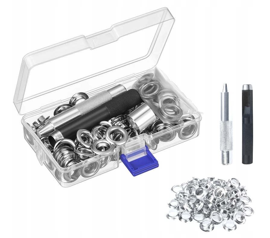 100 SZT OCZKA DZIURKACZ NAPY DO PLANDEKI 10mm