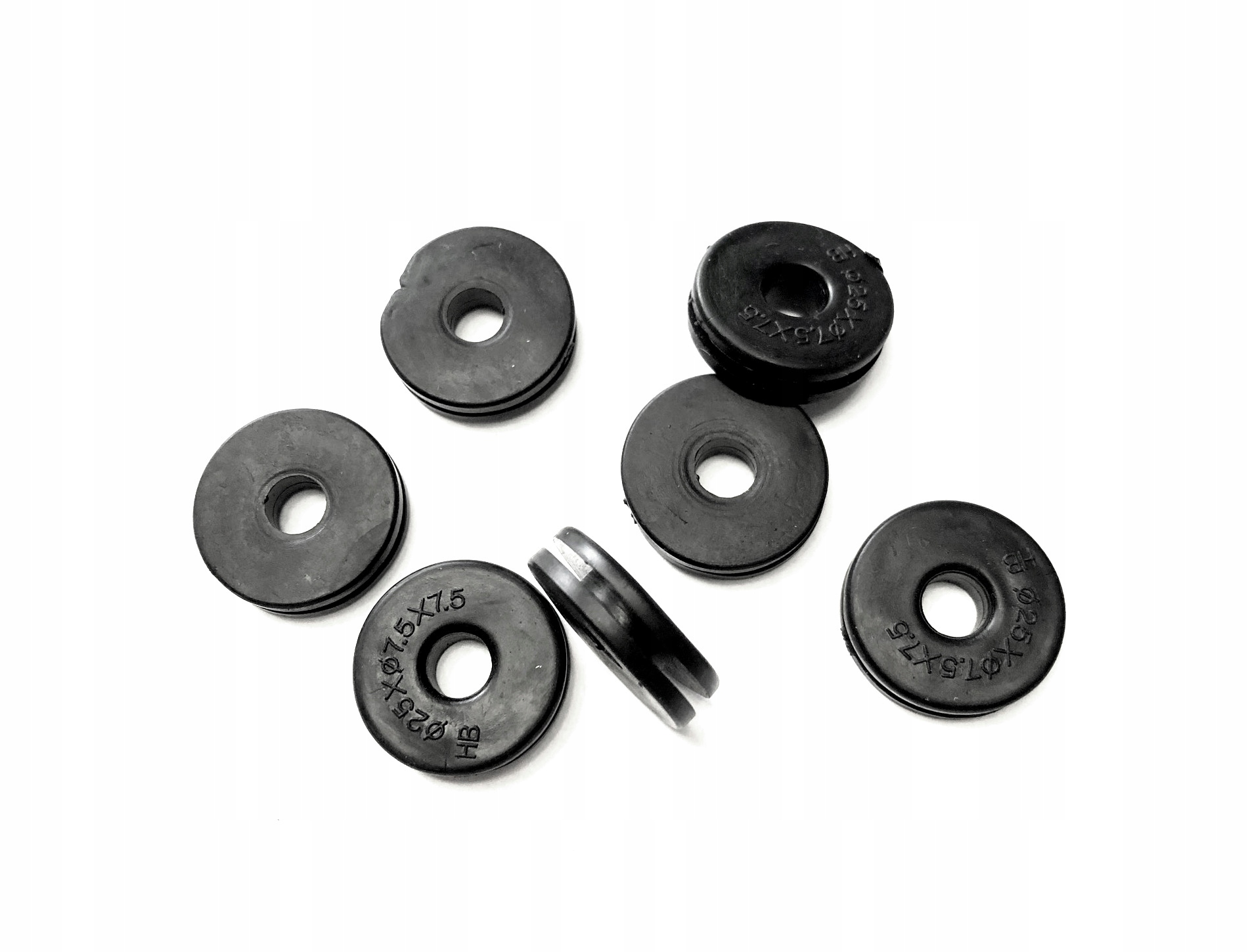 GUMY MONTAŻOWE OWIEWKI PLASTIKÓW na otwór 13mm 25x7,5x7,5 SKUTERY CHIŃSKIE