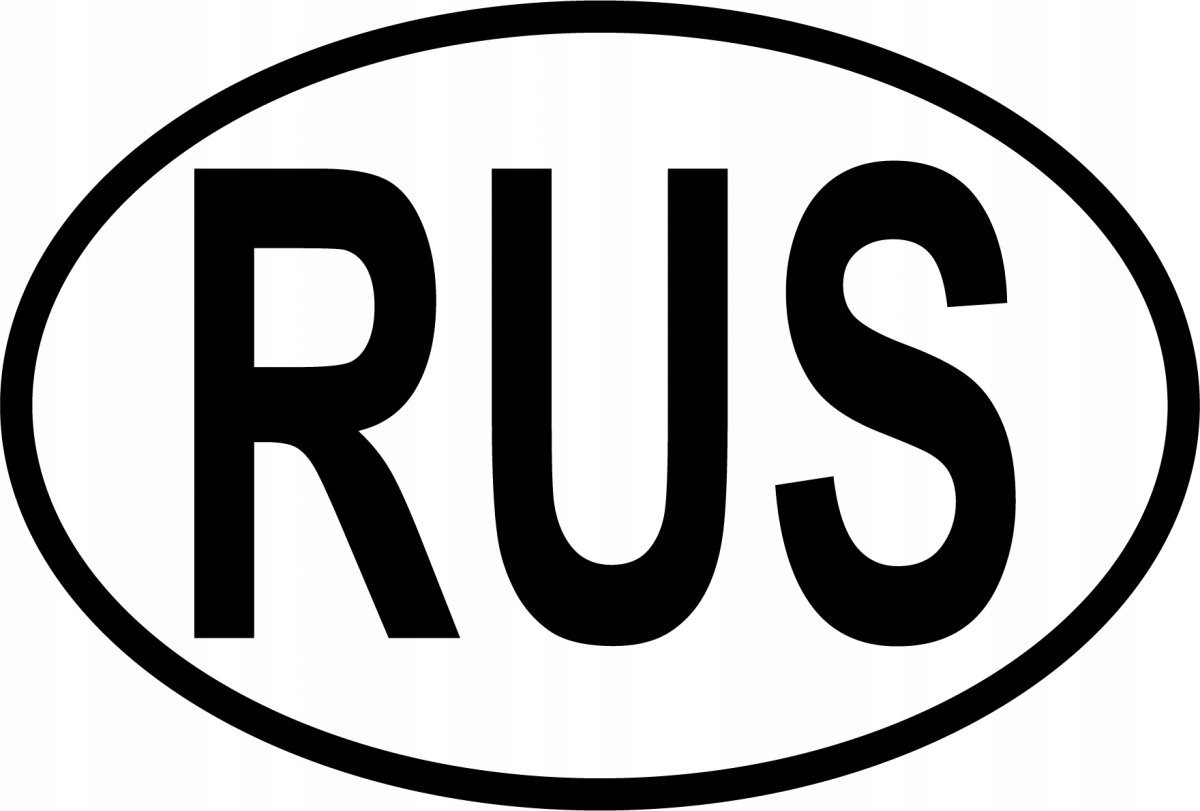 Naklejka na samochód Rosja - RUS Dyscyplina sportowa Inna