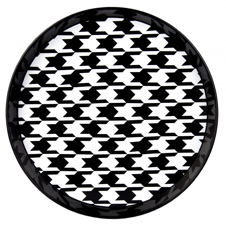 Taca okrągła 35 cm z nadrukiem mix wzorów